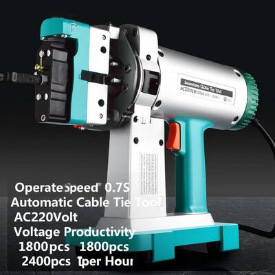 ซื้อ เครื่องมือรัดสายไฟอัตโนมัติ ความเร็ว 0.7 วินาที แรงดันไฟฟ้า AC220 โวลต์ ประสิทธิภาพการทำงาน 1800 ชิ้น ถึง 2400 ชิ้นต่อชั่วโมง โซลูชันการจัดการสายเคเบิล online manufacture