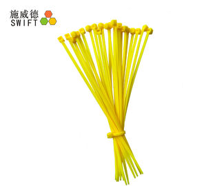 ซื้อ ไนล่อน PA66 ผูกสายเคเบิ้ล, เน็คไทพลาสติกรัดสำหรับอุตสาหกรรมอิเล็กทรอนิกส์ online manufacture