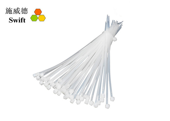 ซื้อ สายไนล่อนสีขาวผูก 2.5 * 120 มม. 8 กก. ความต้านแรงดึง UL RoHS Certificate online manufacture