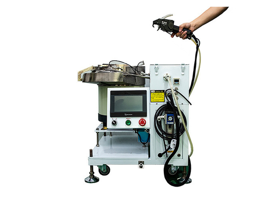 SWT25080H Auto Bundle Zip Tie Machine 0.7S Speed For Camouflage Net 2mm Dia
