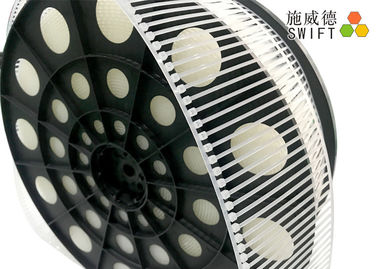 PA66 ไนล่อนผูกสายธรรมชาติ W2.5mmxL100mmxT1.1mm ขนาดการกัดเซาะต่อต้าน