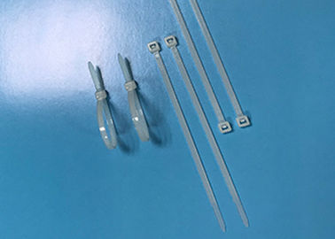 ไนล่อน 6.6 วัสดุสายเคเบิลจำนวนมากผูกสีที่แตกต่างกันอุณหภูมิสูง Flamability UL94V2