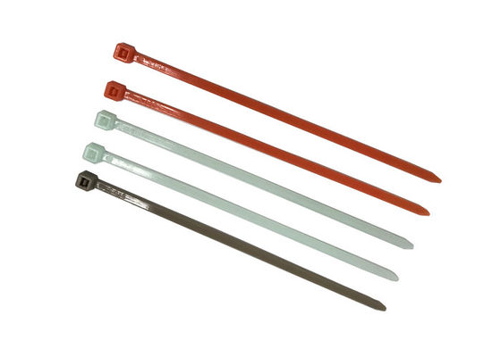 UL อนุมัติพลาสติกไนลอน PA66 100 มม. ผูกสายเคเบิลจำนวนมาก